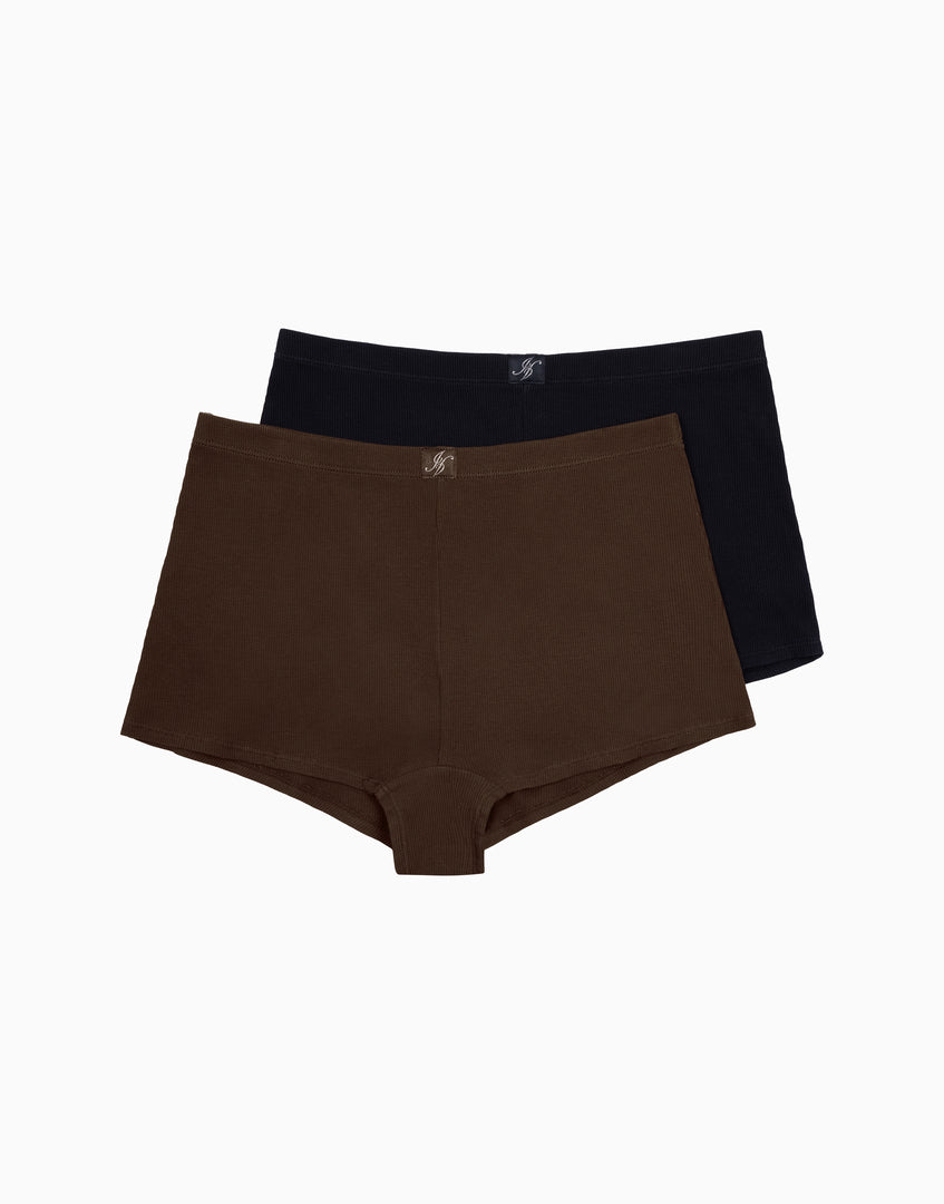 2er-Set Shorts mit hoher Taille MD1106