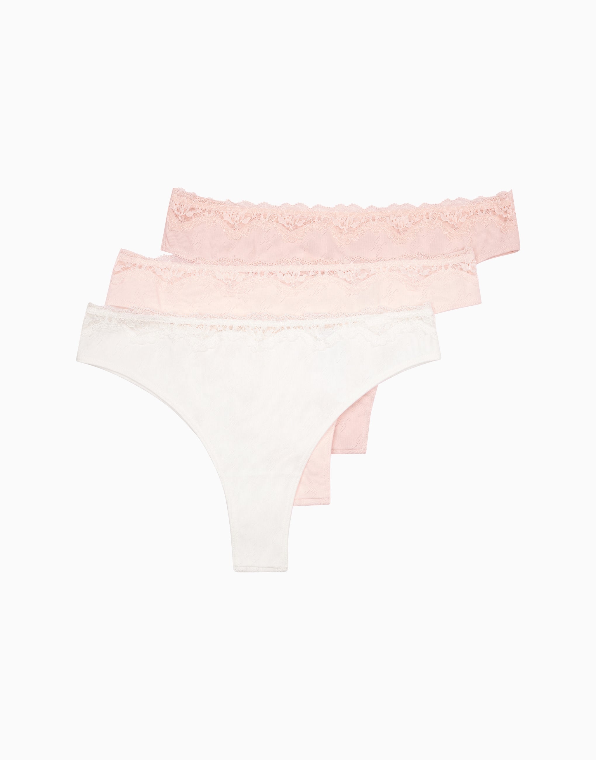Set 3 slip brasiliani a vita media MD996
