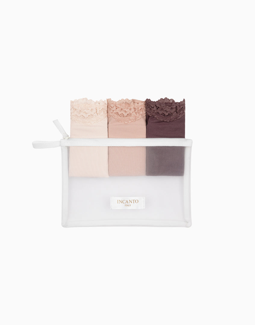 Set 3 slip a vita media INCANTO MD1349