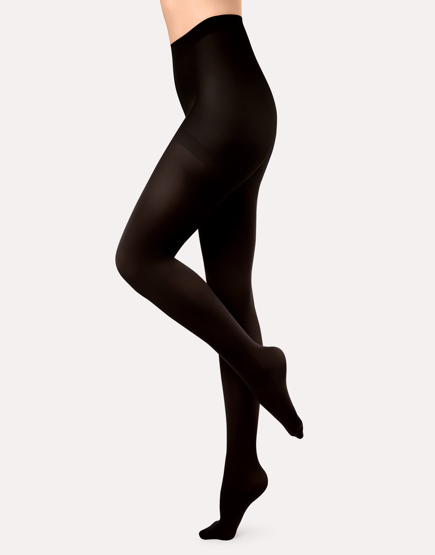 Caldi collant vellutati realizzati in microfibra 3D MicroVelvet 100