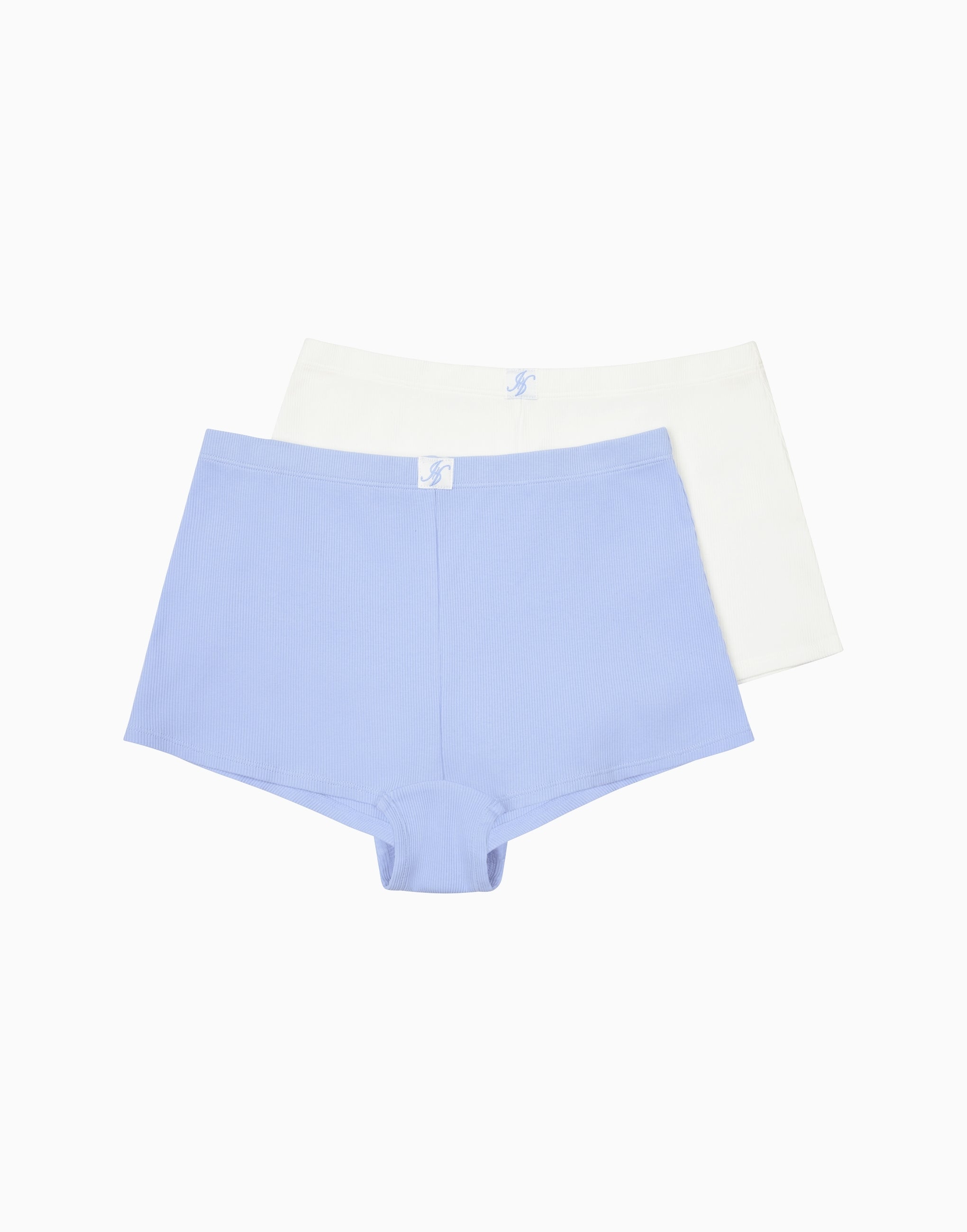 Set 2 pantaloncini a vita alta MD1034
