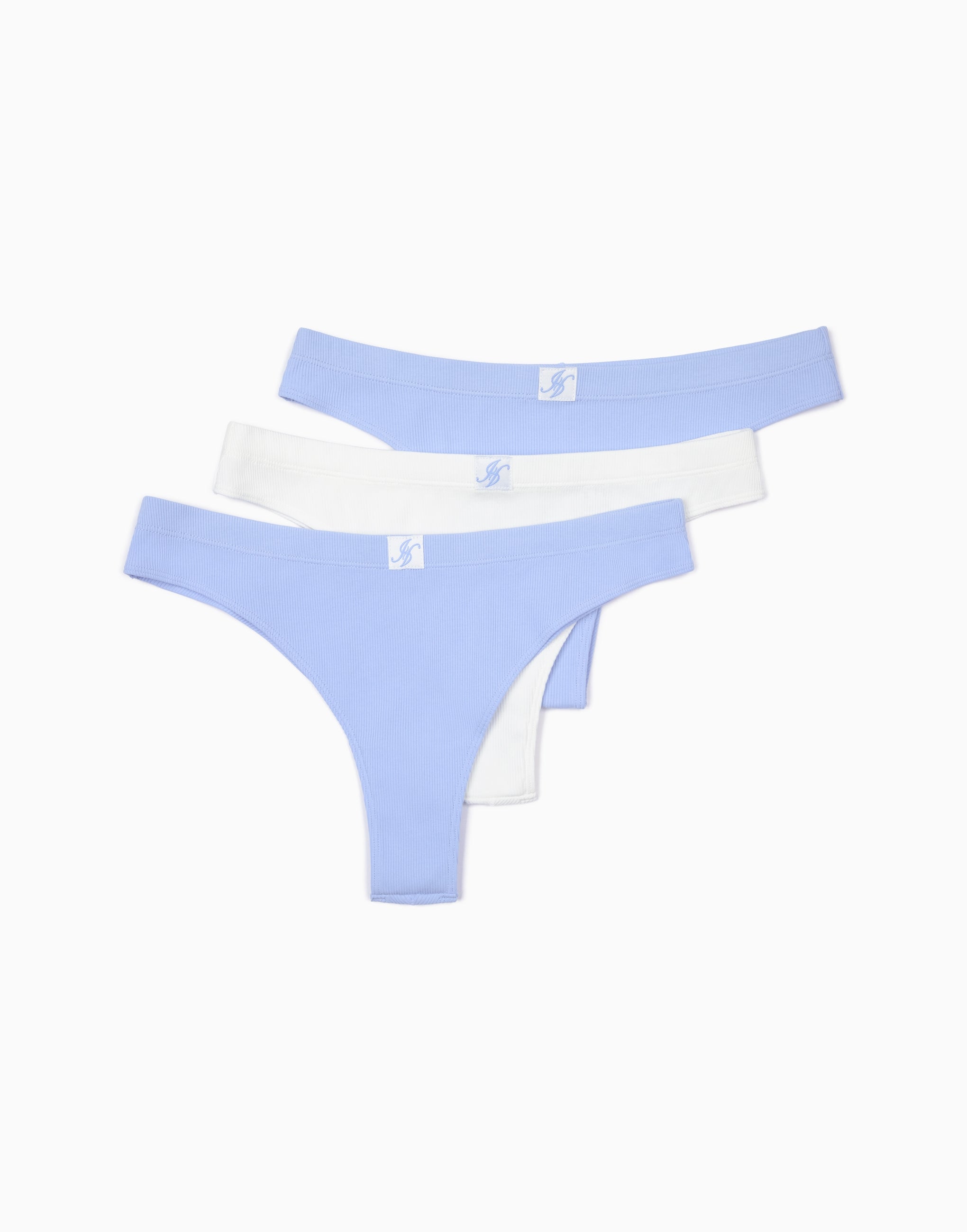 Set 3 slip brasiliani a vita media MD1034