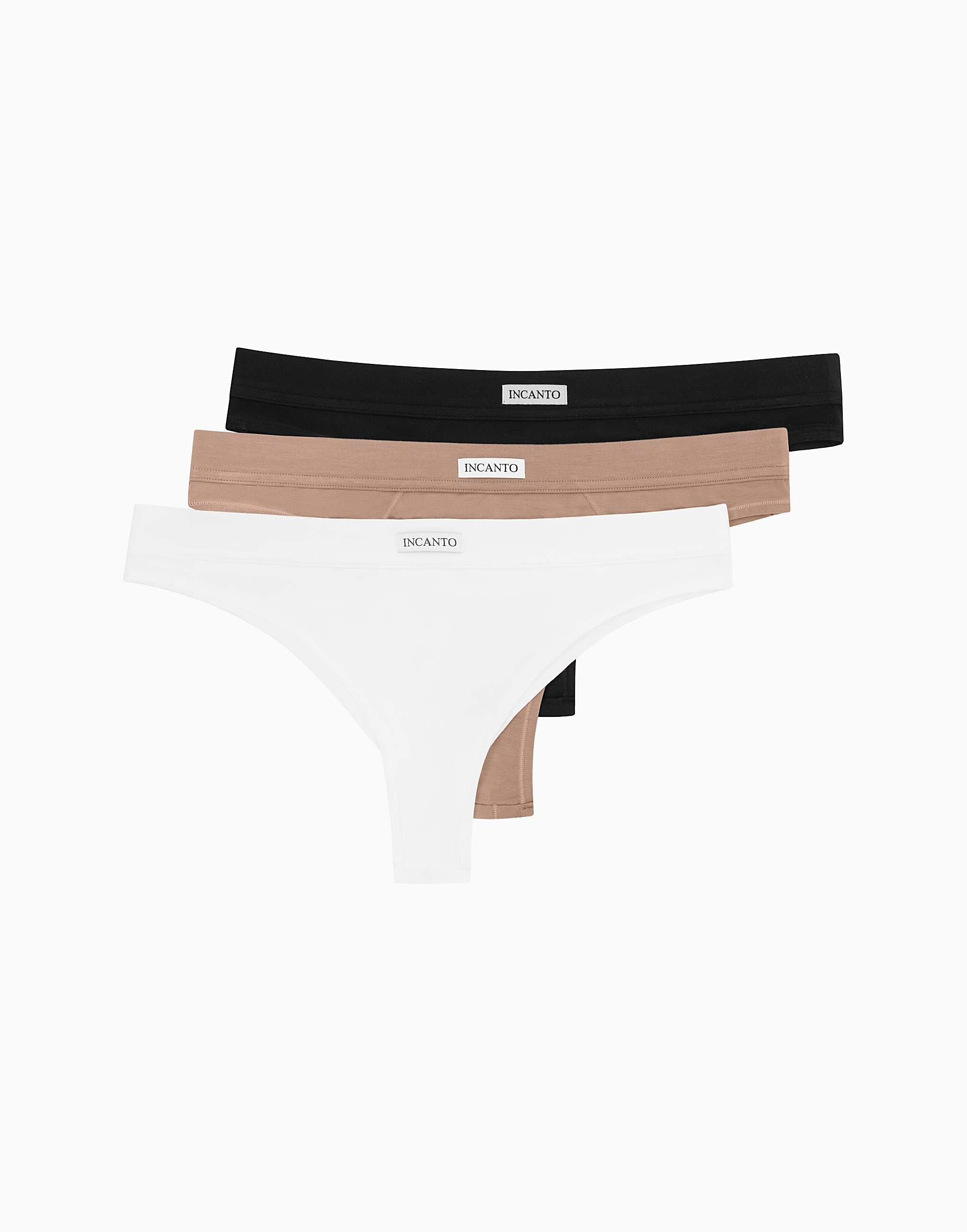 Set 3 slip brasiliani a vita media MD839