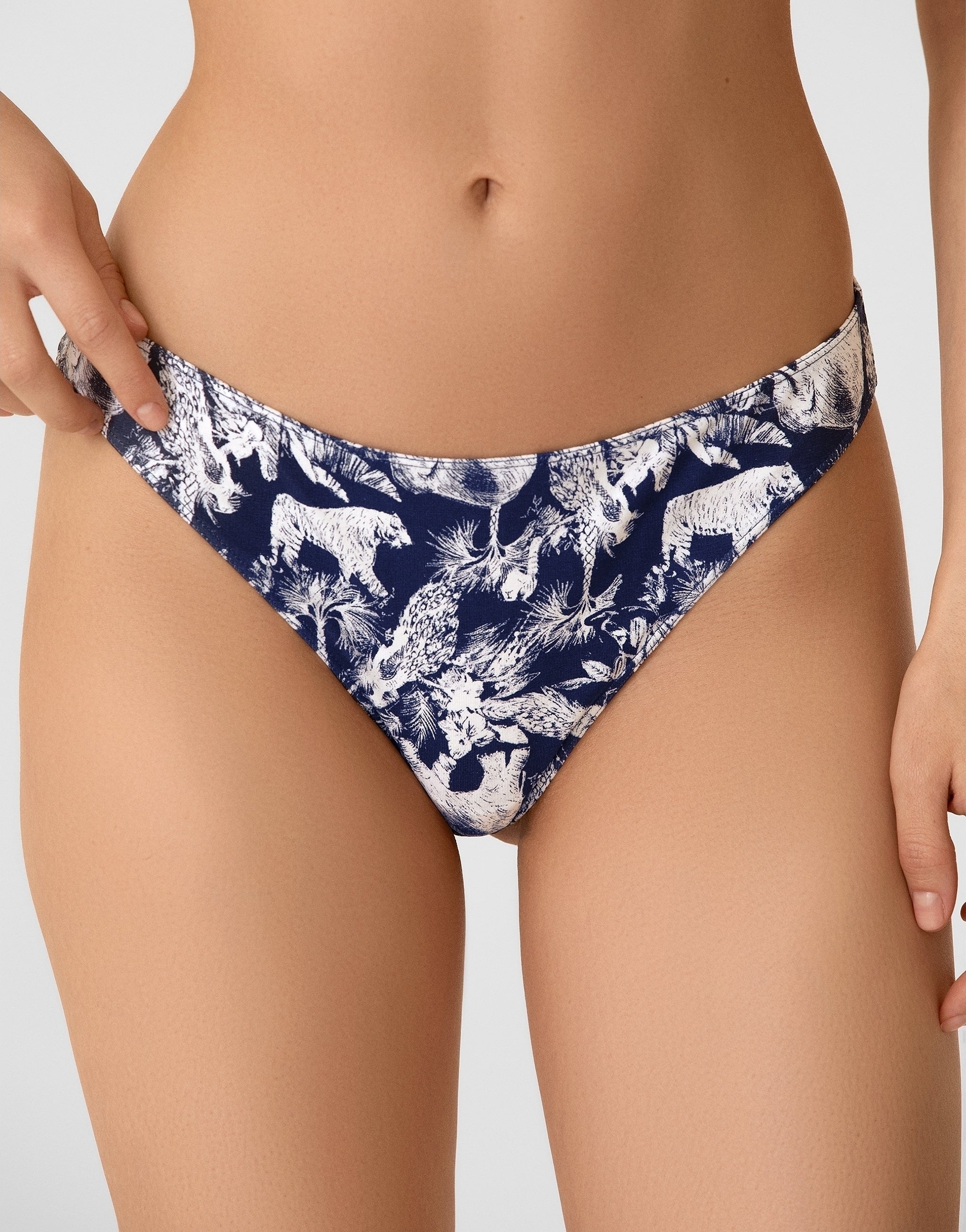 Set 3 slip brasiliani a vita media MD775