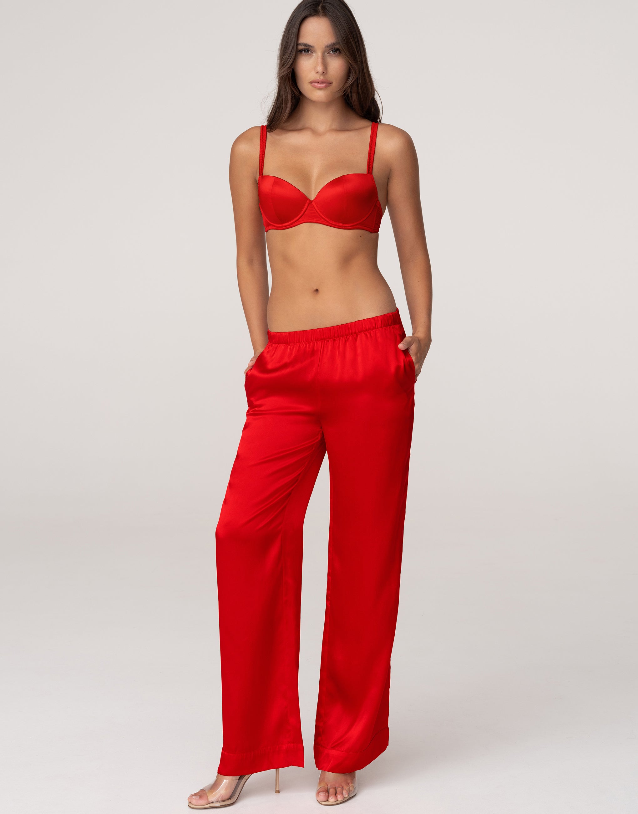 Pantaloni in seta PD267