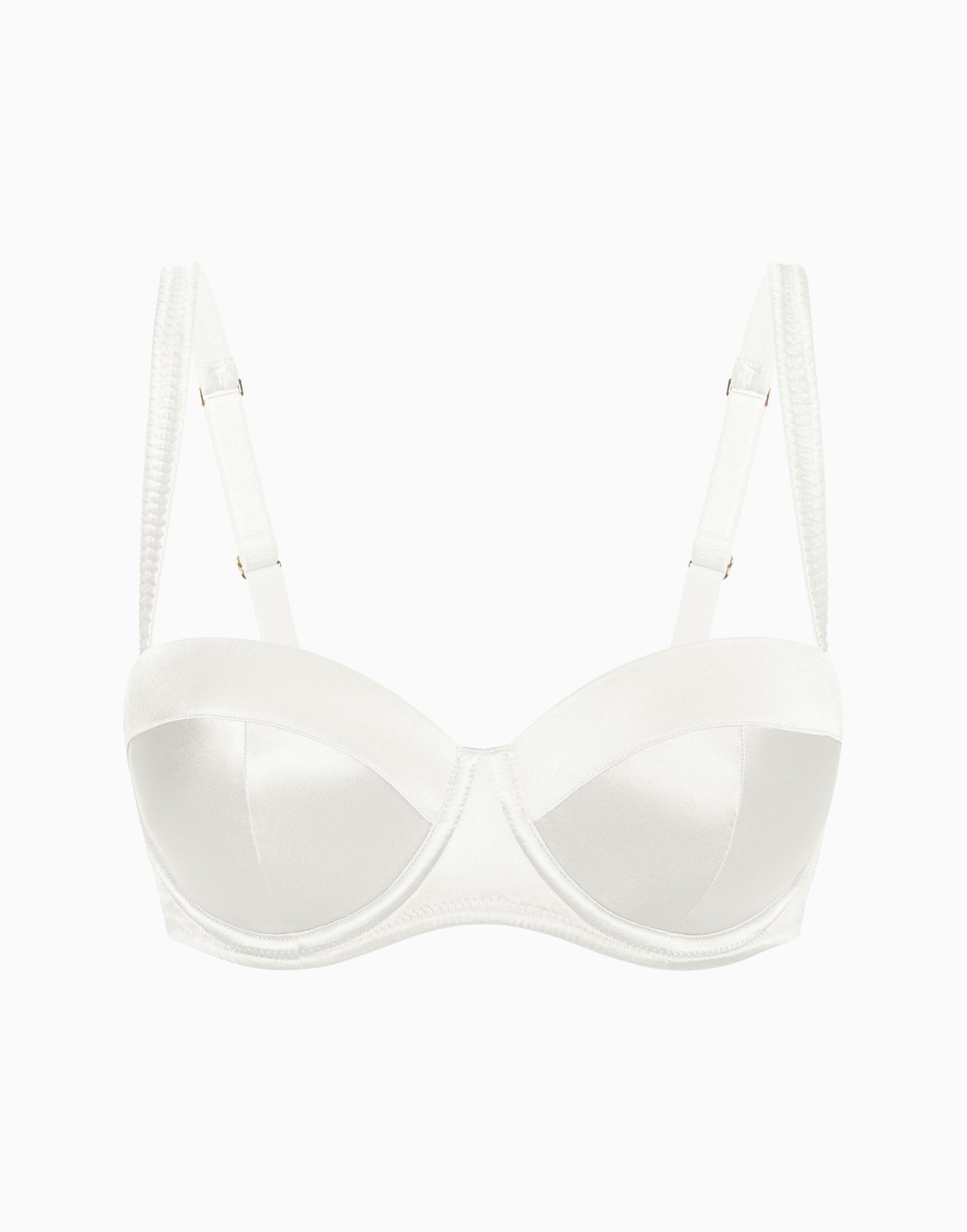 Un reggiseno a balconcino con coppe morbide ed imbottitura in spugna in seta CD377
