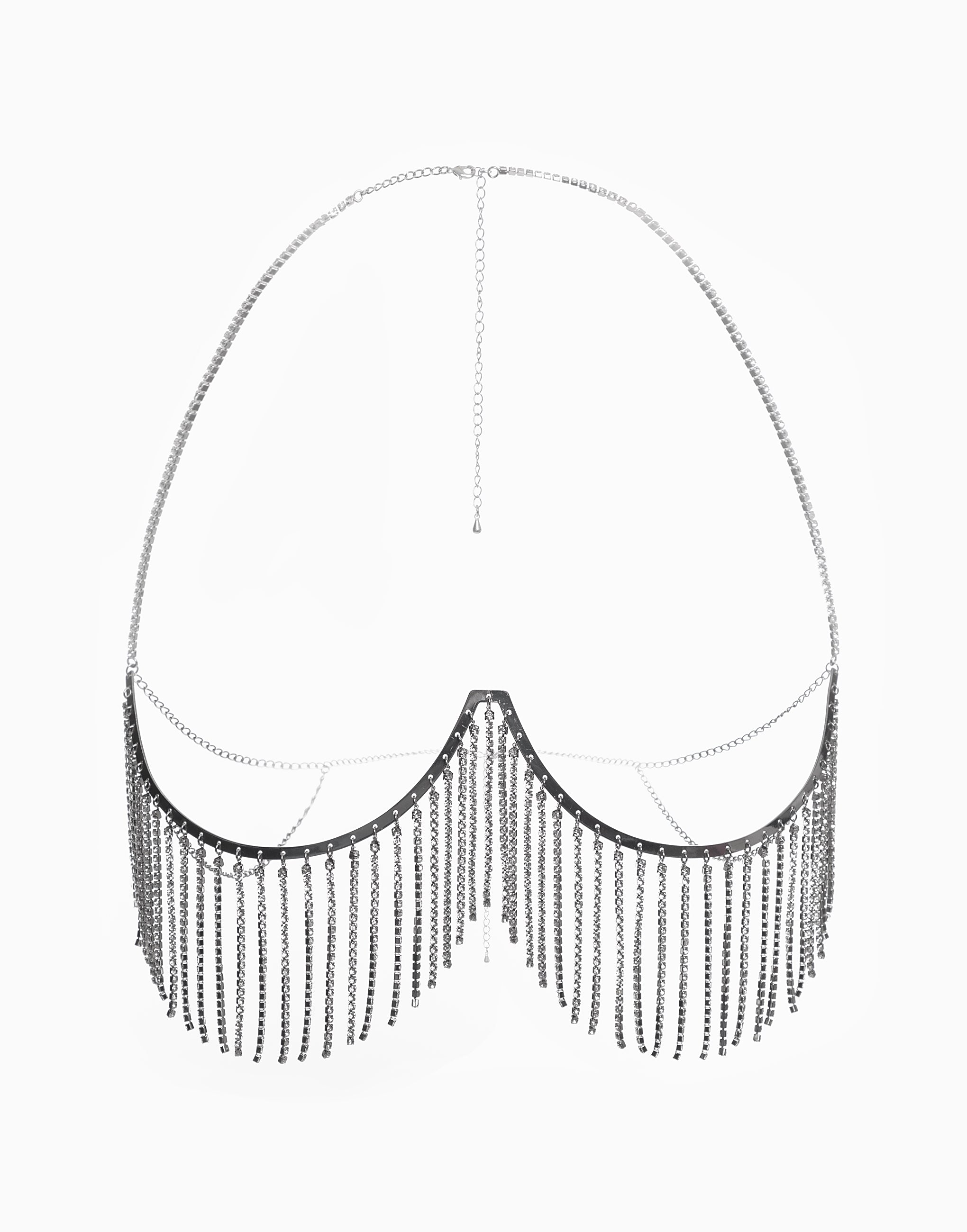 Completo di reggiseno a coppa aperta e reggicalze CD680
