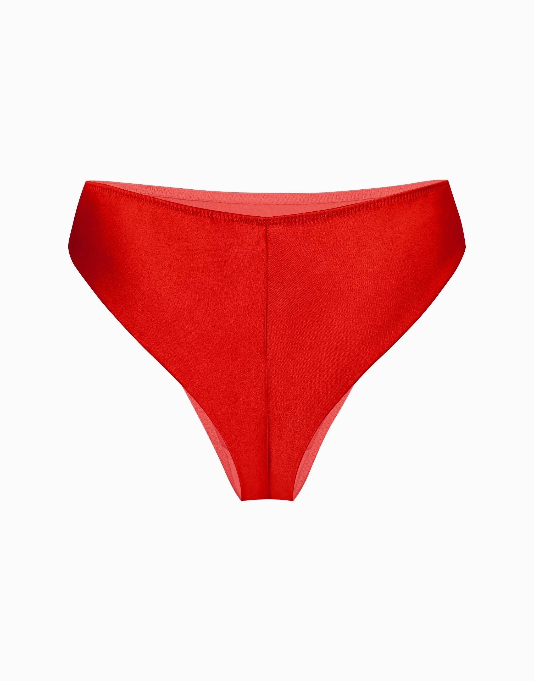 Slip brasiliano a vita media in seta CD377