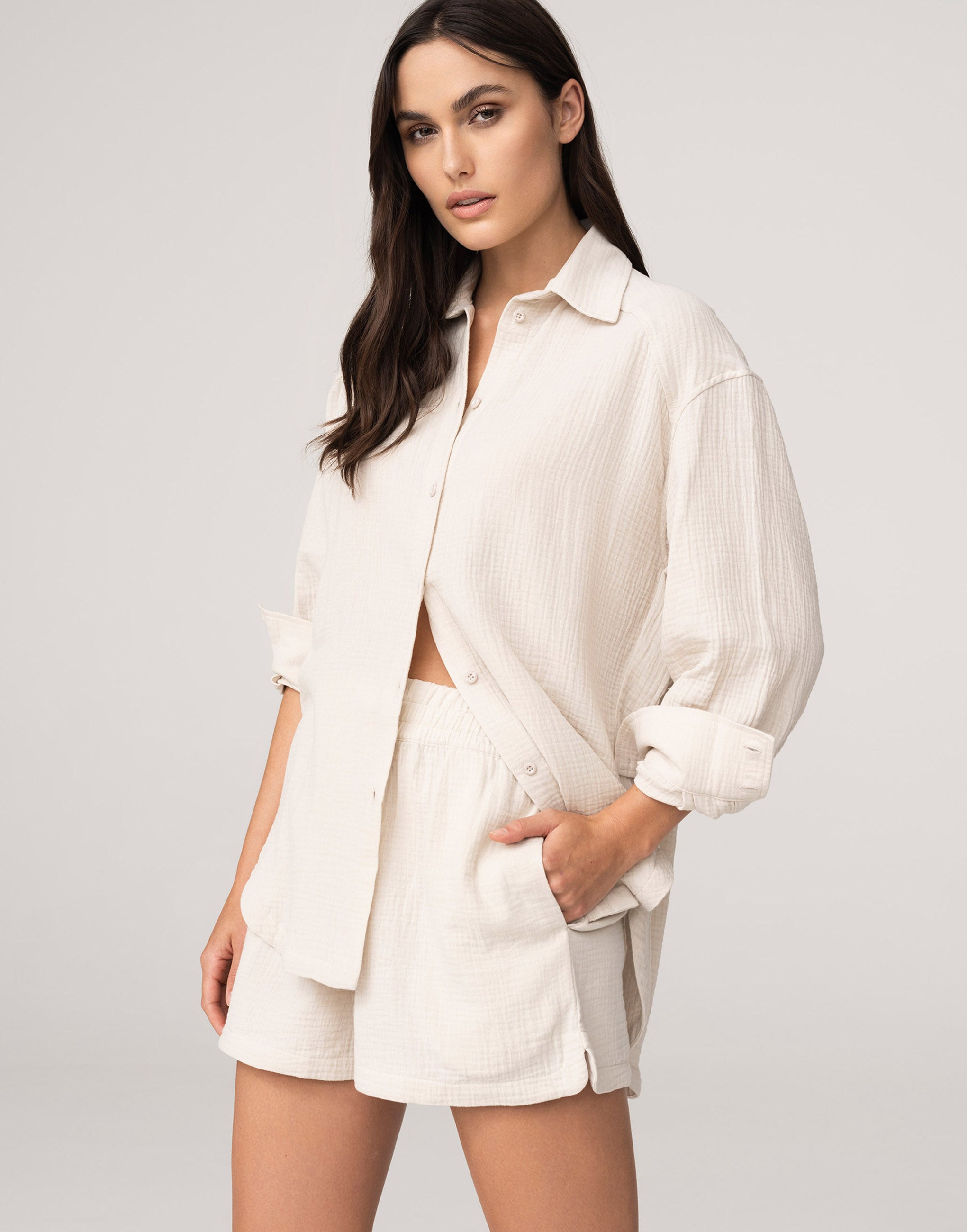 Camicia con maniche lunghe ID739