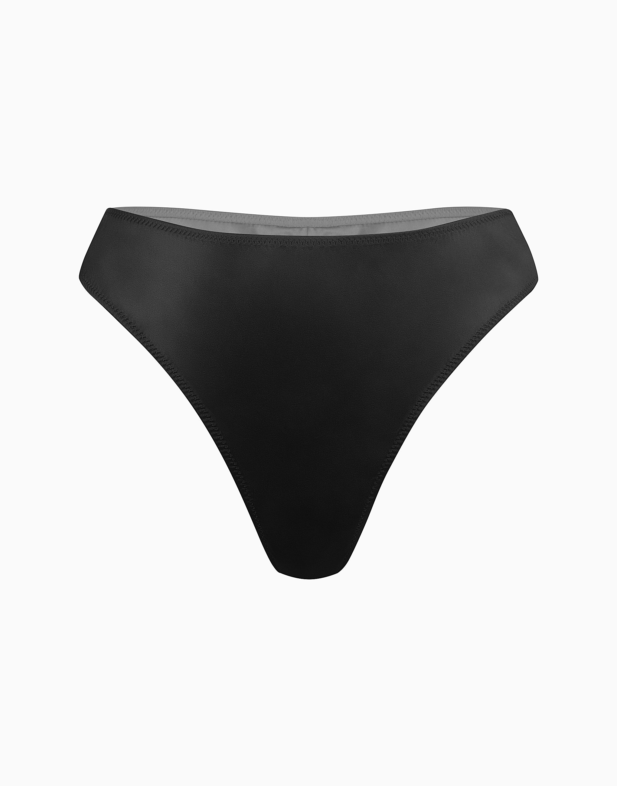 Slip brasiliano a vita media in seta CD377