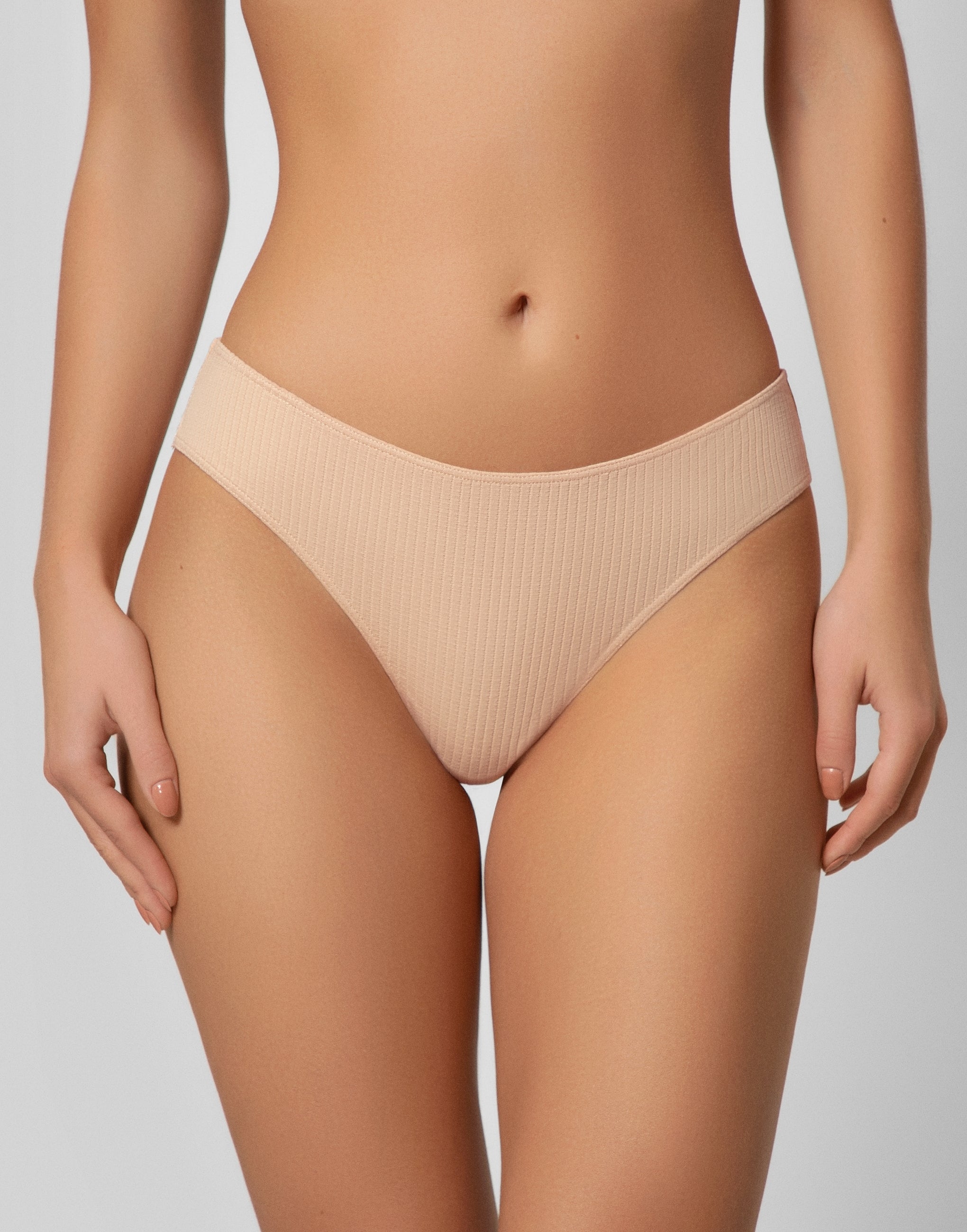 Set 3 slip brasiliani a vita alta MD846