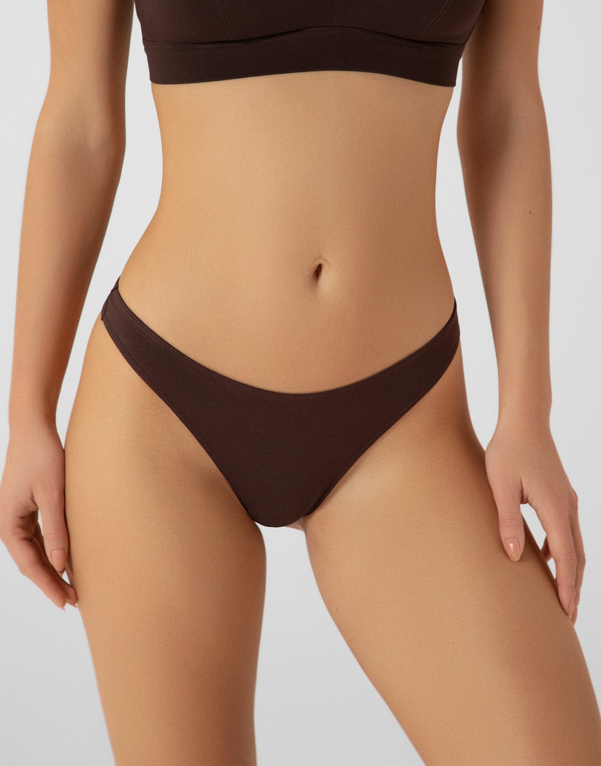 Set 3 slip brasiliani a vita media MD981