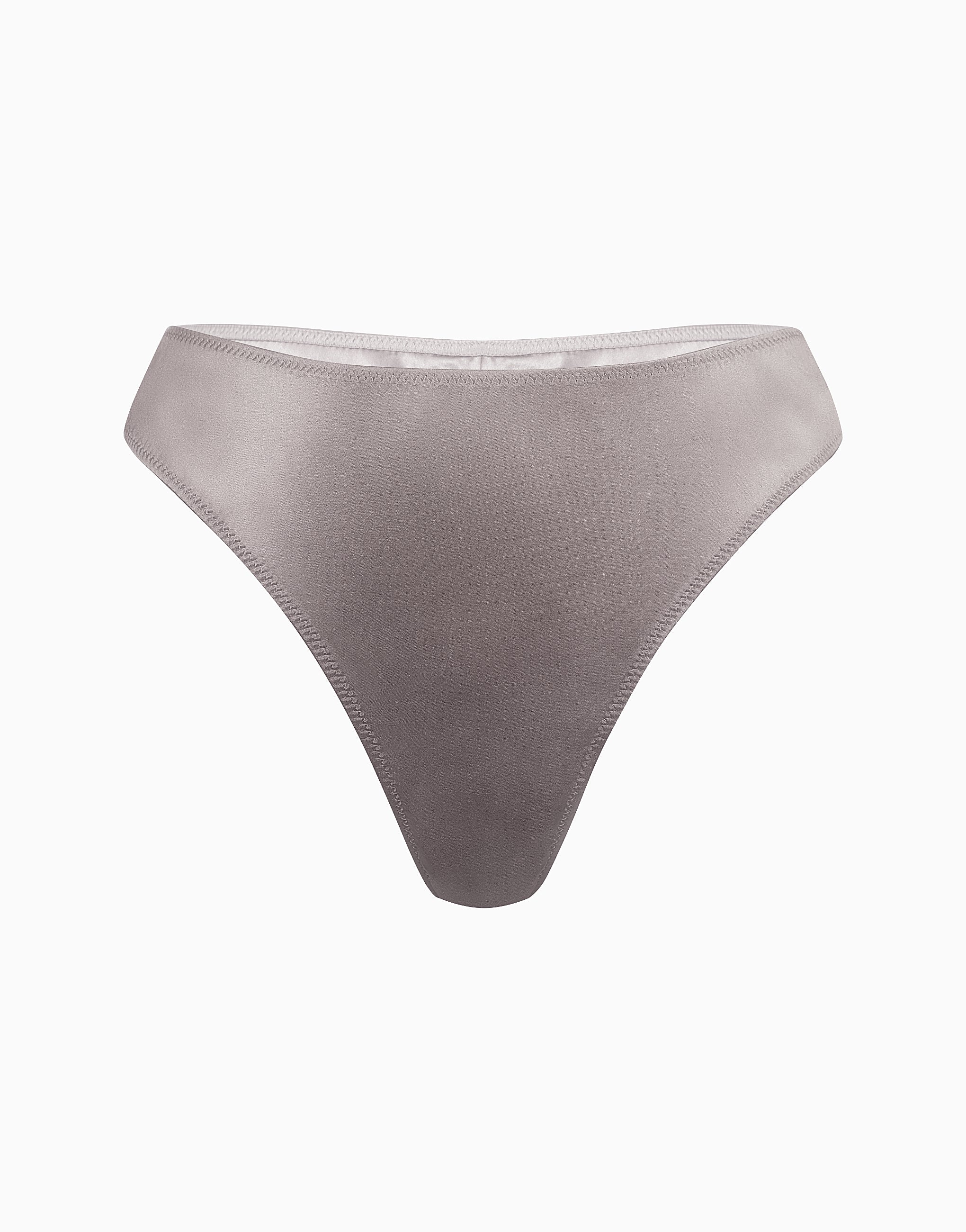 Slip brasiliano a vita media in seta CD377